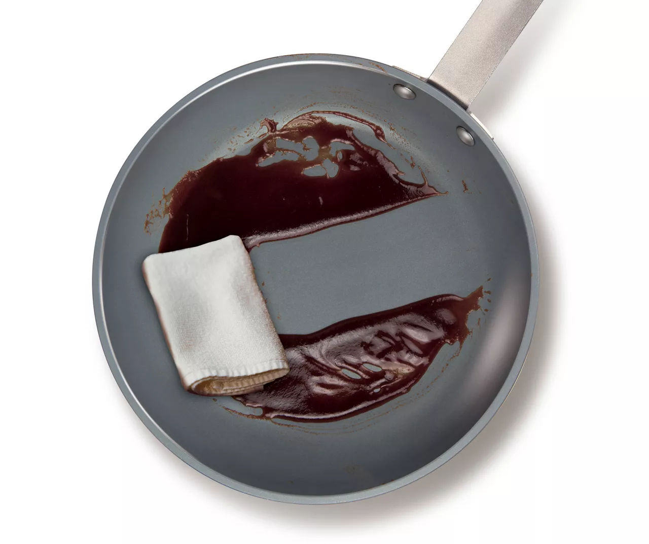 Masterpan 11" Gray Non-Stick Aluminum & Stainless Steel Fry Pan 7 Masterpan 11" Gray Non-Stick Aluminum & Stainless Steel Fry Pan - Image 7