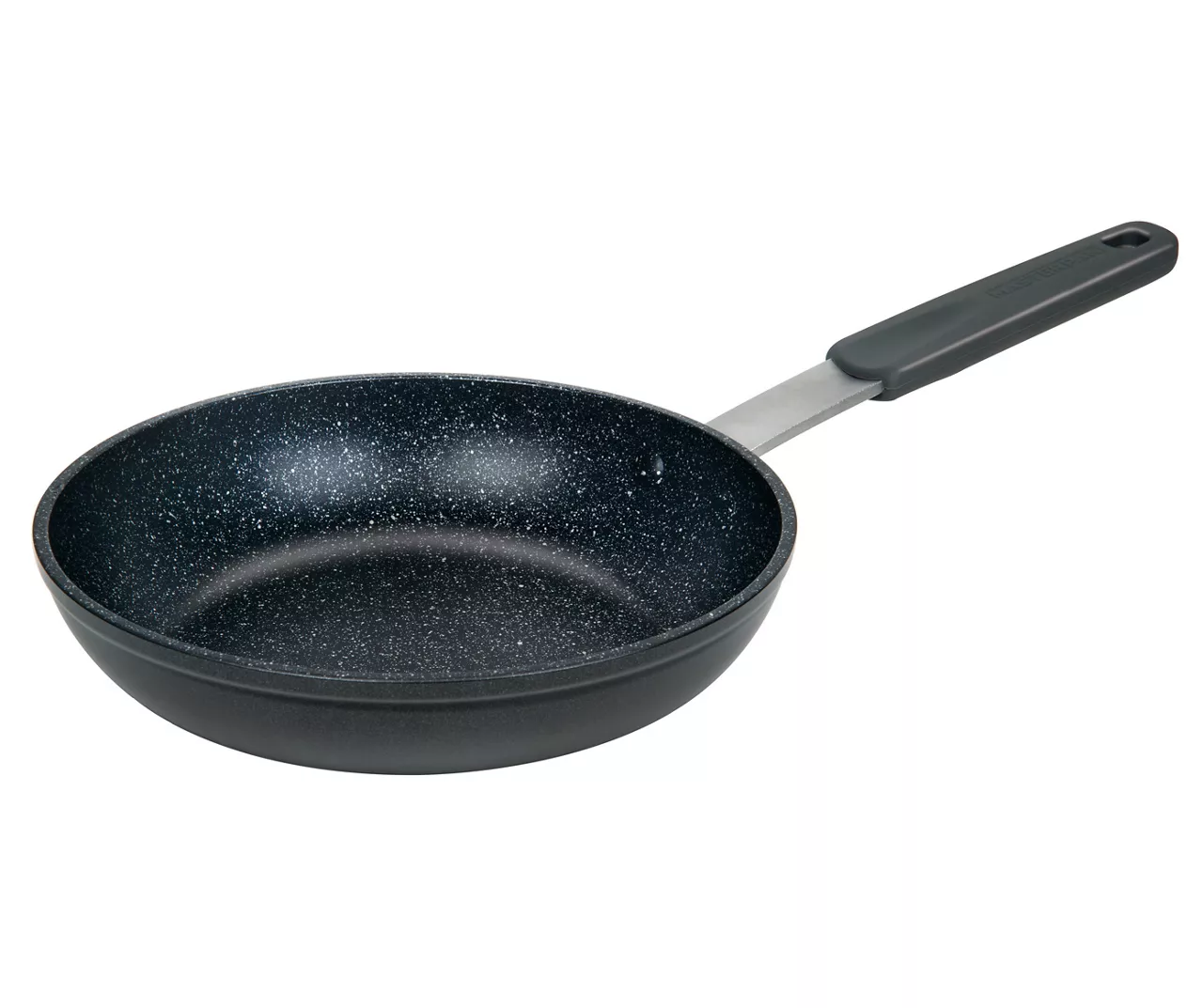 Masterpan 9.5" Black Speckled Non-Stick Aluminum & Stainless Steel Fry Pan 2 Masterpan 9.5" Black Speckled Non-Stick Aluminum & Stainless Steel Fry Pan - Image 2
