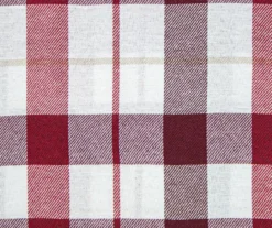 Cuisinart Scarlet Sage & White Plaid Fabric Tablecloth -Cuisinart Store 810580577 1