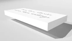 "True Love Stories" White & Gray Wall Plaque