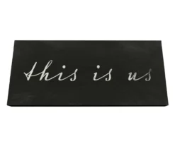 "This Is Us" Black & White Wall Plaque 5 "This Is Us" Black & White Wall Plaque -Cuisinart Store 810581727 3