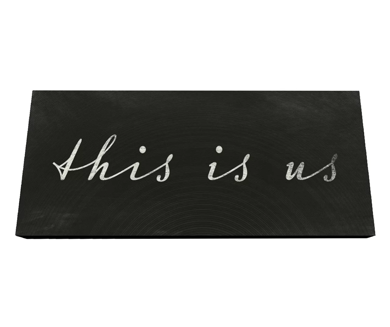 "This Is Us" Black & White Wall Plaque 3 "This Is Us" Black & White Wall Plaque - Image 3