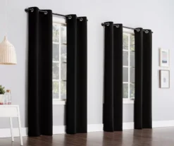 Sun Zero Putnam Room-Darkening Grommet 4-Piece Curtain Panel Set -Cuisinart Store 810582810 1