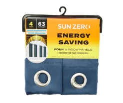 Sun Zero Putnam Room-Darkening Grommet 4-Piece Curtain Panel Set -Cuisinart Store 810583312 A0 1 1