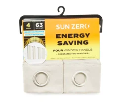 Sun Zero Putnam Room-Darkening Grommet 4-Piece Curtain Panel Set -Cuisinart Store 810583313 A0 1 1