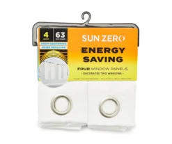 Sun Zero Putnam Room-Darkening Grommet 4-Piece Curtain Panel Set -Cuisinart Store 810583314 A0 1 1