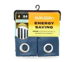 Sun Zero Putnam Room-Darkening Grommet 4-Piece Curtain Panel Set -Cuisinart Store 810583317 A0 1 1