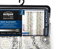 Eclipse Evon Medallion Grommet Blackout Curtain Panel Pair 17 Eclipse Evon Medallion Grommet Blackout Curtain Panel Pair -Cuisinart Store 810583394 A8 1