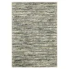 Senequa Blue & Green Abstract Streak Area Rug, (6.7' X 9.2')