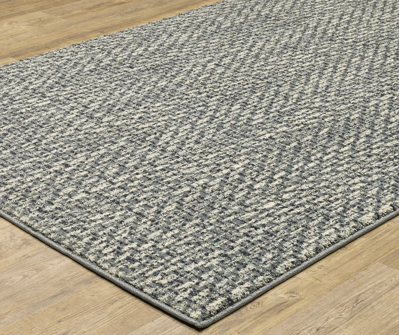 Senegal Blue & Ivory Abstract Linework Area Rug, (2.3' X 7.6') 1 Senegal Blue & Ivory Abstract Linework Area Rug, (2.3' X 7.6')