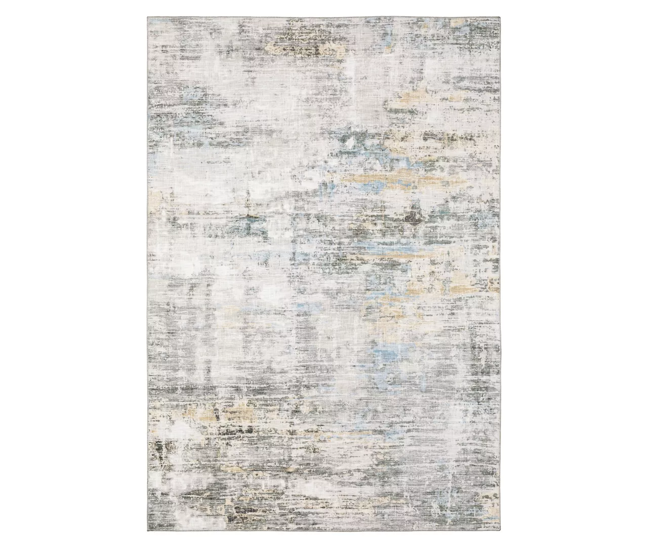 Mykola Beige & Gray Abstract Area Rug 2 Mykola Beige & Gray Abstract Area Rug - Image 2