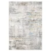 Mykola Beige & Gray Abstract Area Rug, (2' X 8')
