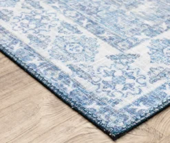 Myka Blue & White Floral Area Rug, (5' X 7') -Cuisinart Store 810584560 2
