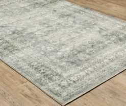 Savir Blue & Ivory Floral Lattice Area Rug 21 Savir Blue & Ivory Floral Lattice Area Rug -Cuisinart Store 810584590 1