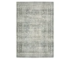 Savir Blue & Ivory Floral Lattice Area Rug 14 Savir Blue & Ivory Floral Lattice Area Rug -Cuisinart Store 810584590