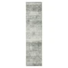 Savir Blue & Ivory Floral Lattice Area Rug