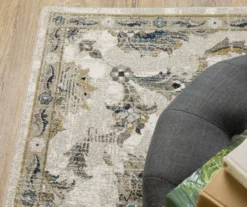 Vedie Blue & Taupe Abstract Area Rug, (6.7' X 9.2') 8 Vedie Blue & Taupe Abstract Area Rug, (6.7' X 9.2') -Cuisinart Store 810584628 3