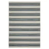 Torie Beige & Blue Stripe Outdoor Area Rug, (5.3' X 7.3')