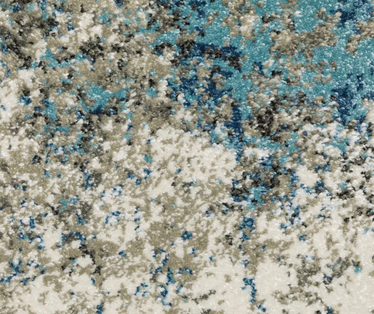 Veejay Blue & Ivory Abstract Area Rug, (6.7' X 9.2') 5 Veejay Blue & Ivory Abstract Area Rug, (6.7' X 9.2') - Image 5