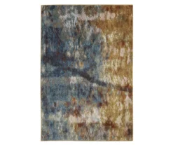 Velimeere Blue & Gold Abstract Area Rug 22 Velimeere Blue & Gold Abstract Area Rug -Cuisinart Store 810584669 3