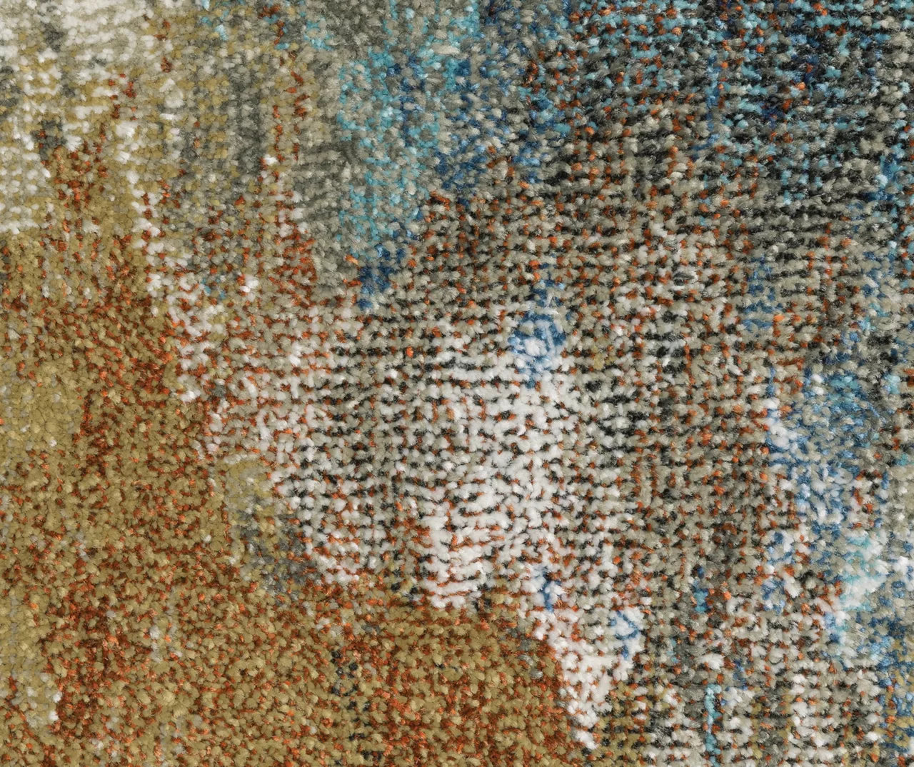 Velimeere Blue & Gold Abstract Area Rug 15 Velimeere Blue & Gold Abstract Area Rug - Image 15