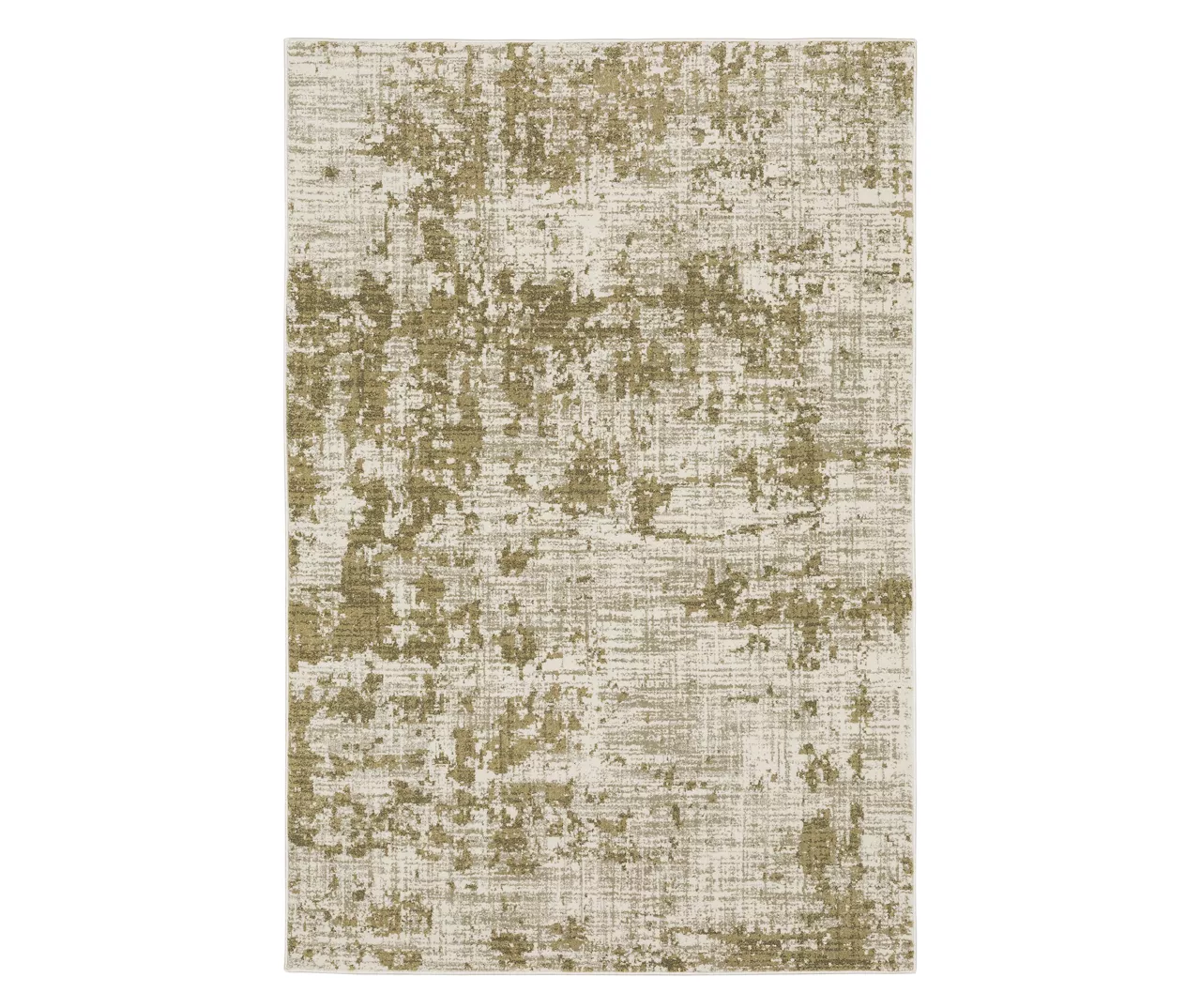 Velimyr Beige & Dark Gold Abstract Area Rug, (2.3' X 7.6') 1 Velimyr Beige & Dark Gold Abstract Area Rug, (2.3' X 7.6')