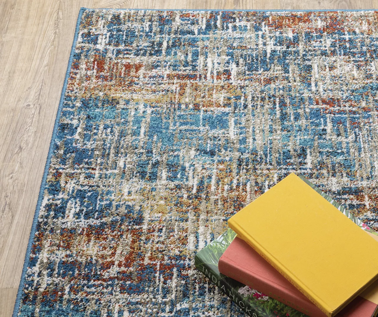 Velimeer Charcoal & Beige Abstract Area Rug, (6.7' X 9.2') 4 Velimeer Charcoal & Beige Abstract Area Rug, (6.7' X 9.2') - Image 4