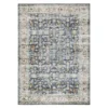 Chandler Blue & Brown Floral Area Rug, (5' X 7')