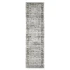 Cherish Charcoal Floral Area Rug, (2' X 8')