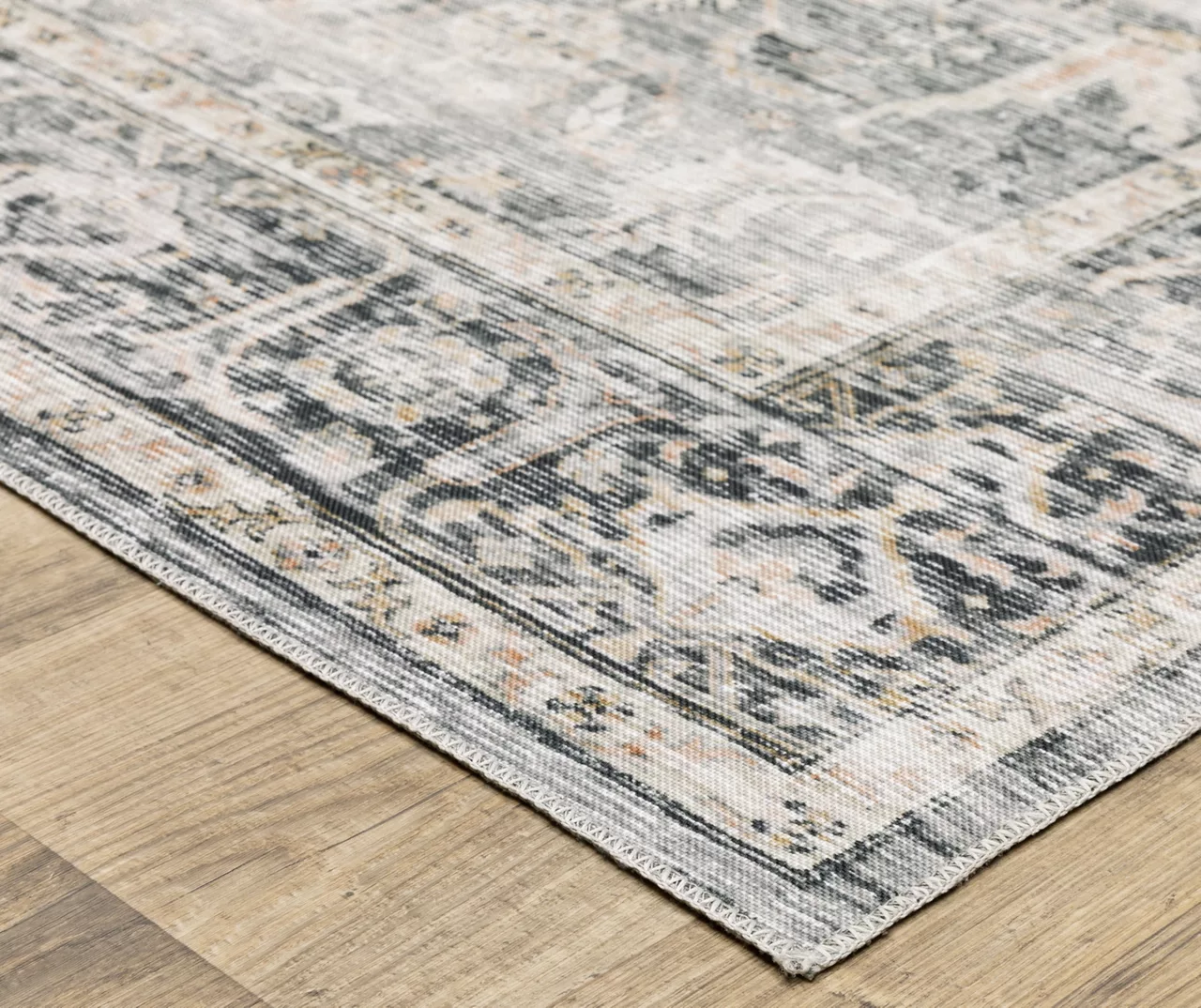 Cherish Charcoal Floral Area Rug, (7.6' X 10') 2 Cherish Charcoal Floral Area Rug, (7.6' X 10') - Image 2