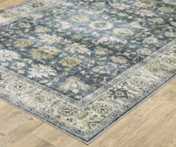 Chairo Blue & Beige Floral Area Rug -Cuisinart Store 810584859 2