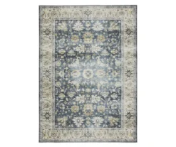 Chairo Blue & Beige Floral Area Rug -Cuisinart Store 810584860 1