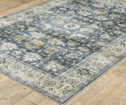 Chairo Blue & Beige Floral Area Rug -Cuisinart Store 810584861 2