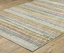 Seymour Ivory & Multi-Color Dash Stripe Area Rug 17 Seymour Ivory & Multi-Color Dash Stripe Area Rug -Cuisinart Store 810584869 1