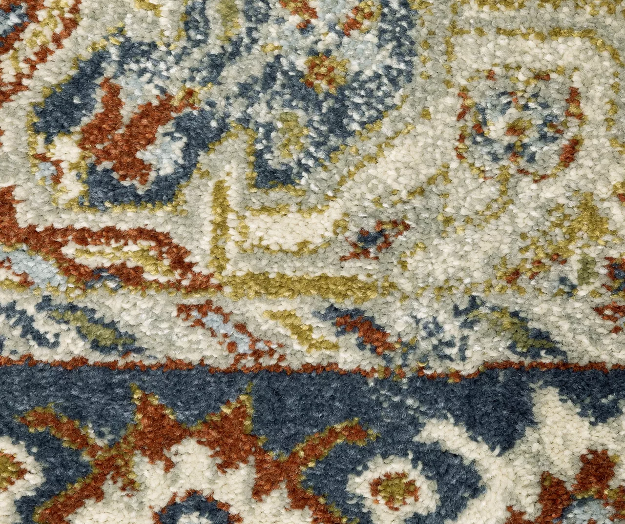 Brimson Rust & Beige Geometric Medallion Area Rug 10 Brimson Rust & Beige Geometric Medallion Area Rug - Image 10