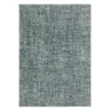 Breckworth Blue Abstract Crosshatch Area Rug, (3.3' X 5')
