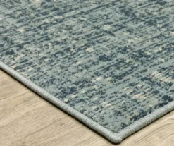 Breckworth Blue Abstract Crosshatch Area Rug, (1.1' X 7.3') -Cuisinart Store 810584909 2