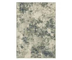 Bridges Beige & Blue Abstract Area Rug -Cuisinart Store 810584911