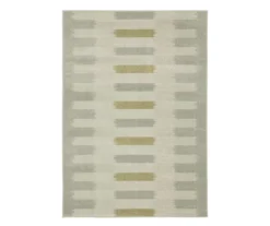 Jackson Beige & Gray Dash Pattern Area Rug -Cuisinart Store 810584928