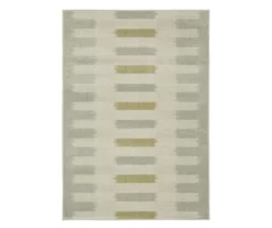Jackson Beige & Gray Dash Pattern Area Rug -Cuisinart Store 810584930