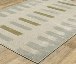 Jackson Beige & Gray Dash Pattern Area Rug -Cuisinart Store 810584933 1