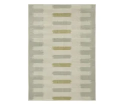 Jackson Beige & Gray Dash Pattern Area Rug