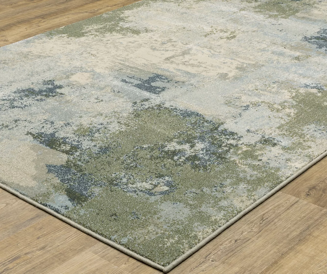 Lawton Blue & Green Abstract Area Rug 7 Lawton Blue & Green Abstract Area Rug - Image 7