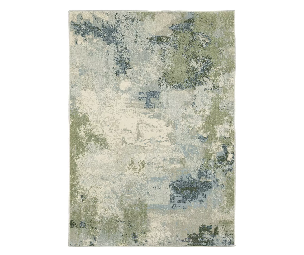 Lawton Blue & Green Abstract Area Rug 1 Lawton Blue & Green Abstract Area Rug