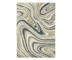 Goodman Ivory & Navy Swirl Area Rug 11 Goodman Ivory & Navy Swirl Area Rug -Cuisinart Store 810584942
