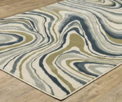 Goodman Ivory & Navy Swirl Area Rug 14 Goodman Ivory & Navy Swirl Area Rug -Cuisinart Store 810584945 1