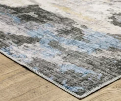 Malach Ivory & Beige Abstract Area Rug, (7.6' X 10') -Cuisinart Store 810585015 3