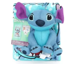 "Island Vibes" Lilo & Stitch Blue Bath Towel & Bath Buddy Set