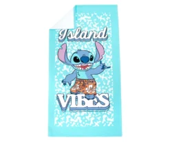 "Island Vibes" Lilo & Stitch Blue Bath Towel & Bath Buddy Set -Cuisinart Store 810585230 4