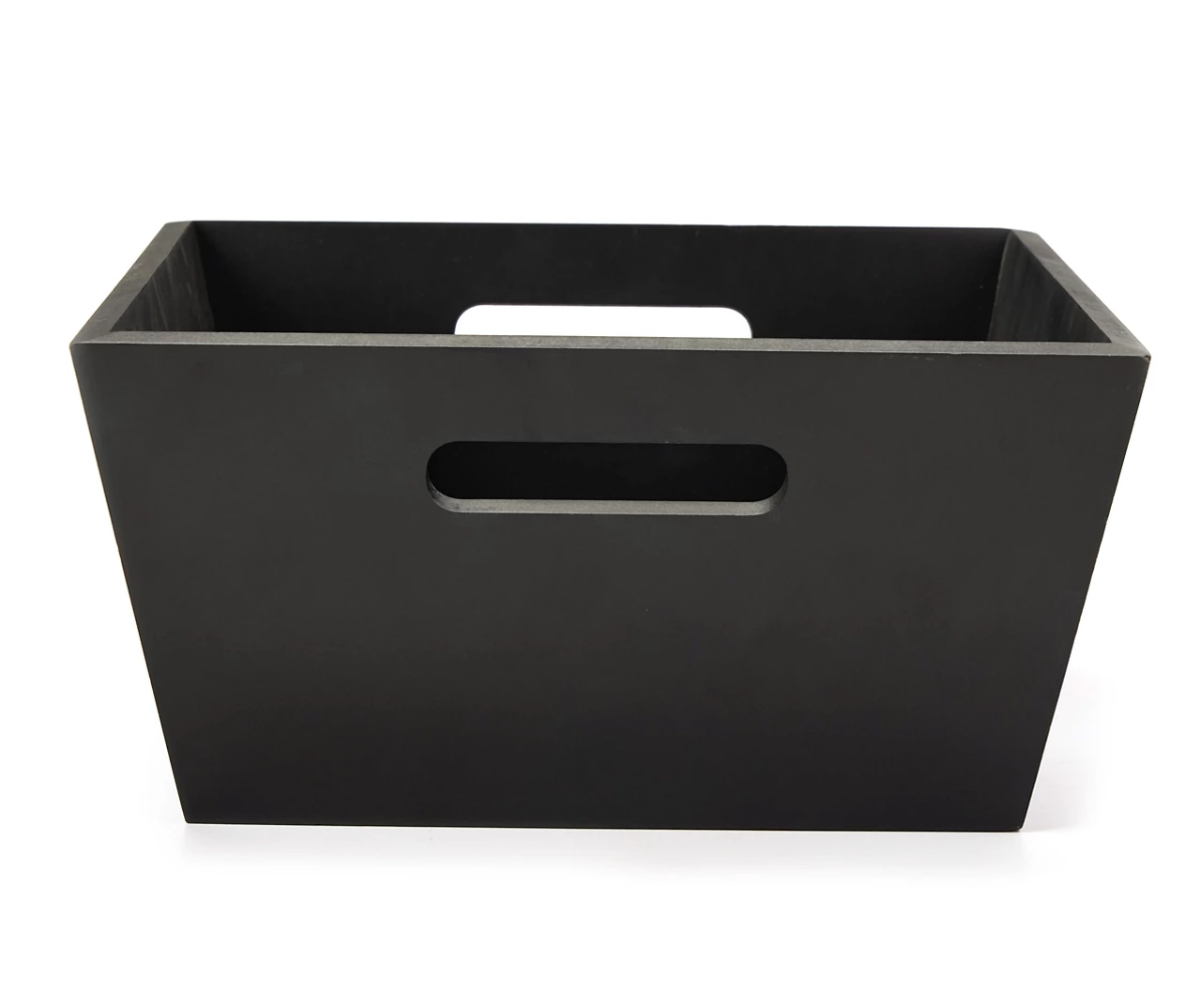 "Brew-tiful" Black Wood Storage Bin 2 "Brew-tiful" Black Wood Storage Bin - Image 2